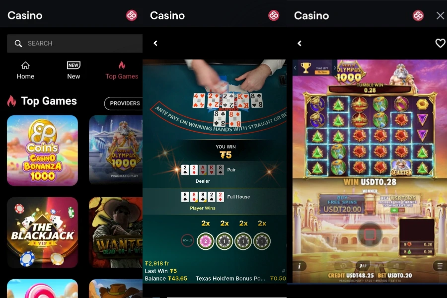 Jogue instantaneamente pelo navegador ou baixe o aplicativo