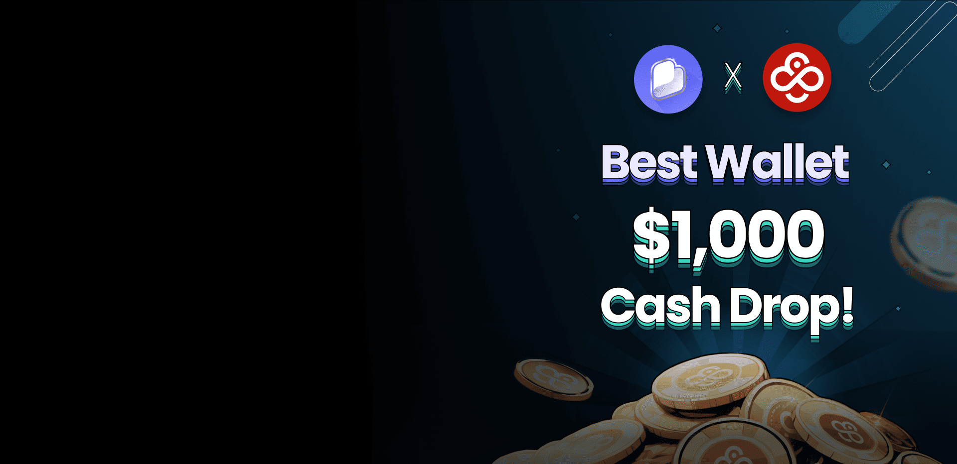 Best Wallet x CoinPoker: US$ 1.000 em Cash Drop todo mês