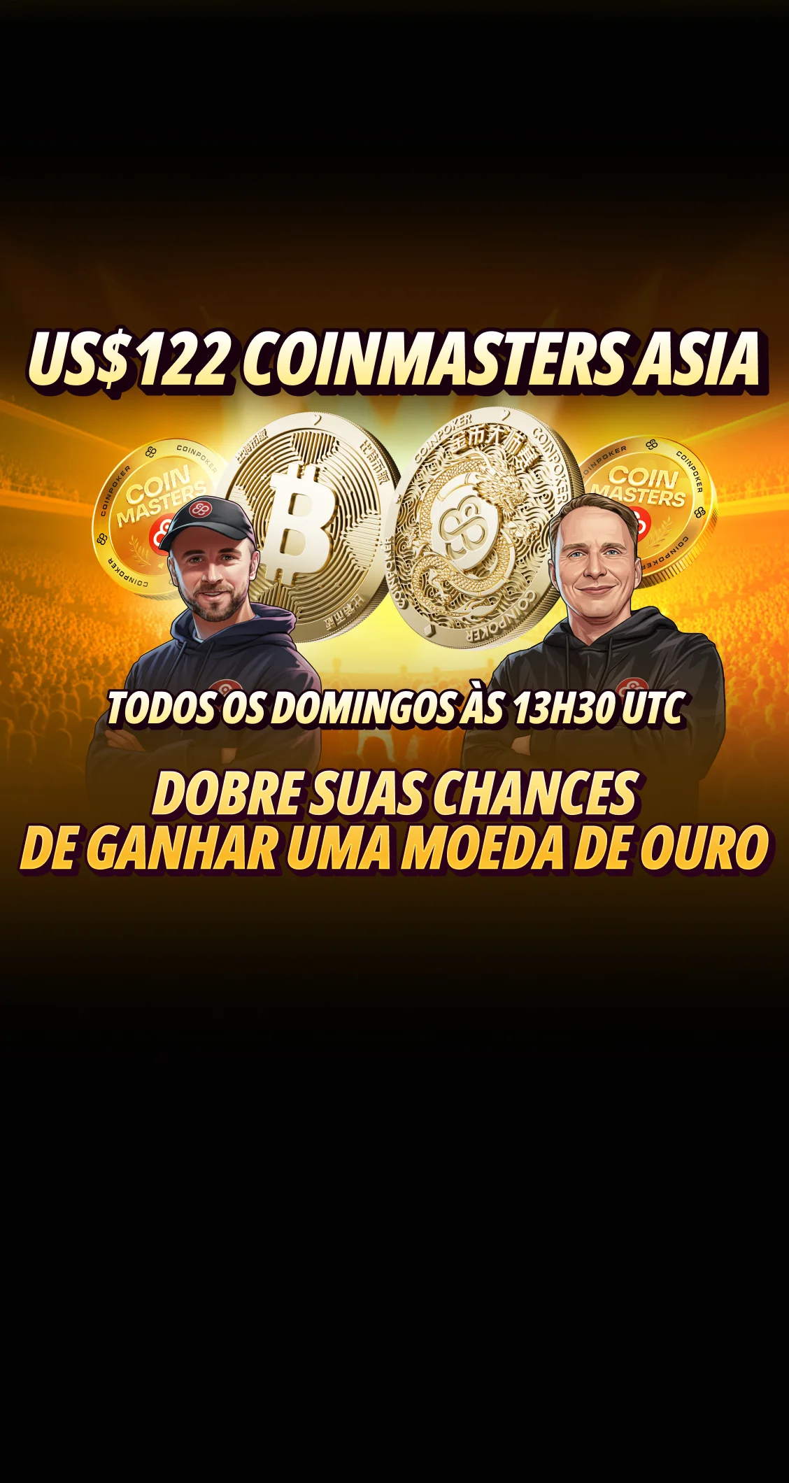 Série de Torneios CoinMasters em Fuso Horário Favorável à Ásia
