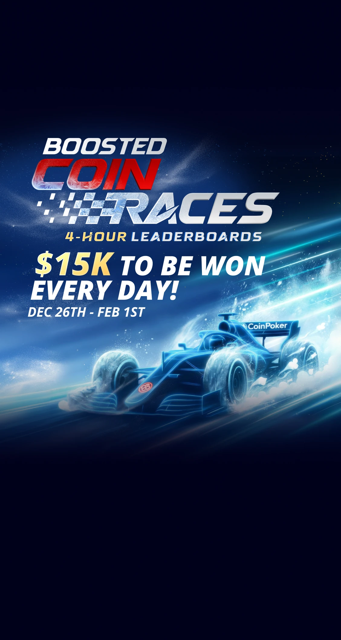 CoinRaces Nossos jogos a dinheiro diários de US$ 15.000
