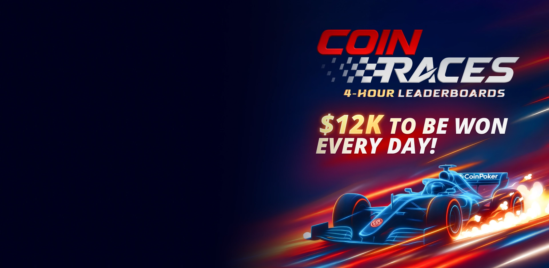 CoinRaces: US$ 12.000 diários. Agora uma promoção permanente