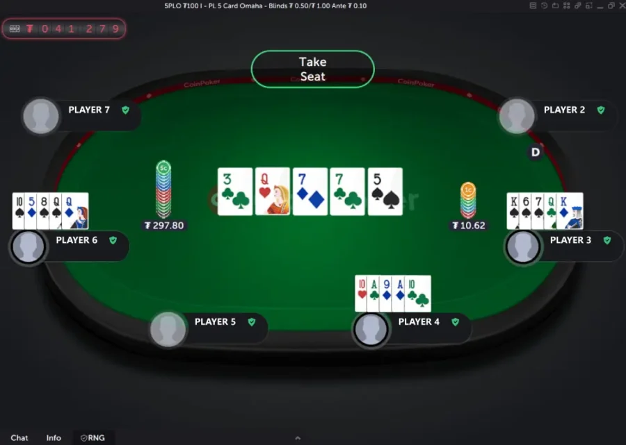 5-Card Pot Limit Omaha