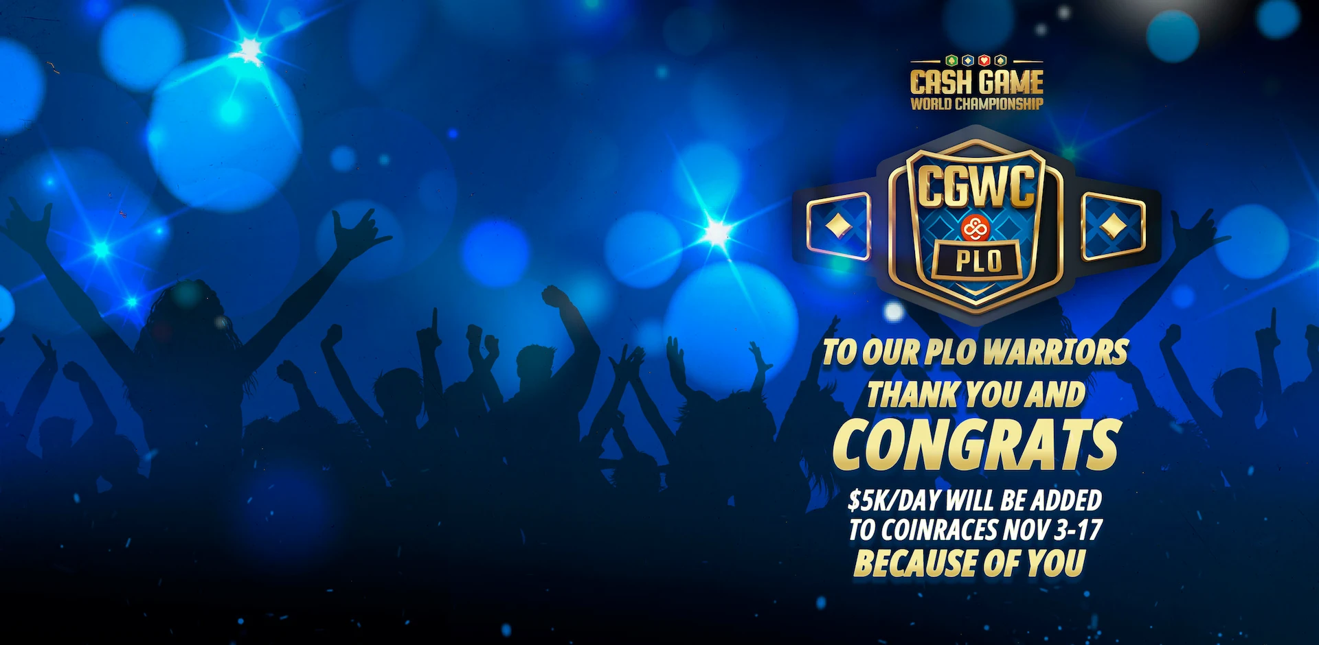 PLO Cash Game World Championship na CoinPoker