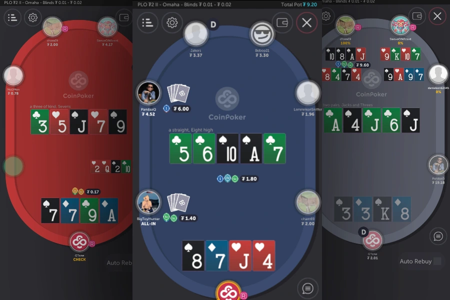 Jogue PLO5 em nosso aplicativo de poker