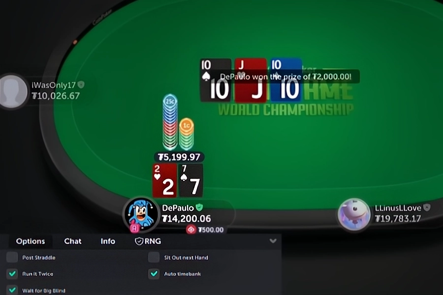 Embaralhamento 100% justo — e comprovável por você