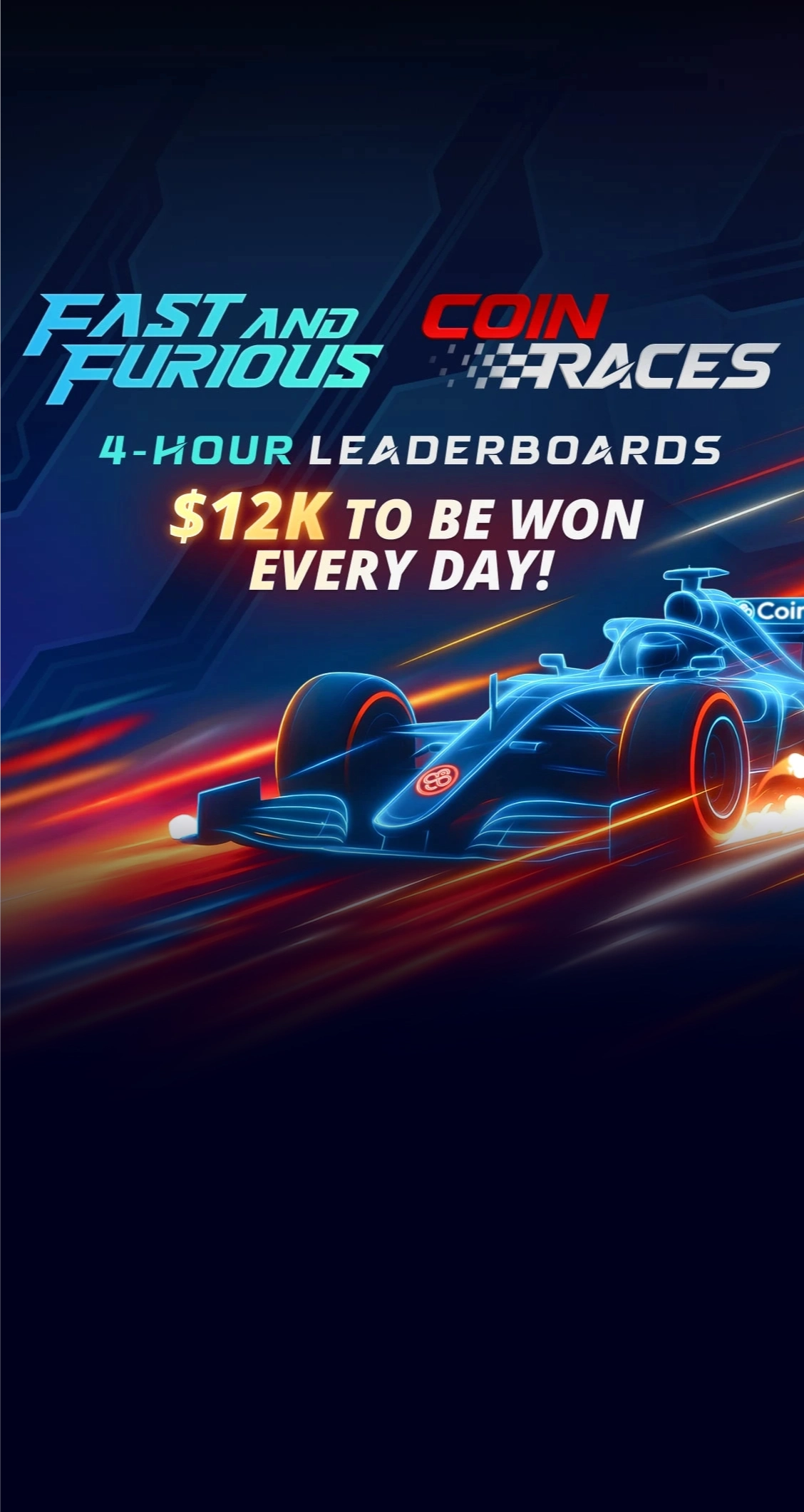 CoinRaces: Nossos US$ 12.000 Diários em Rankings de Cash Game