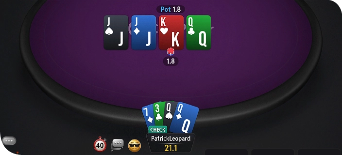 Jogue Pot Limit Omaha online