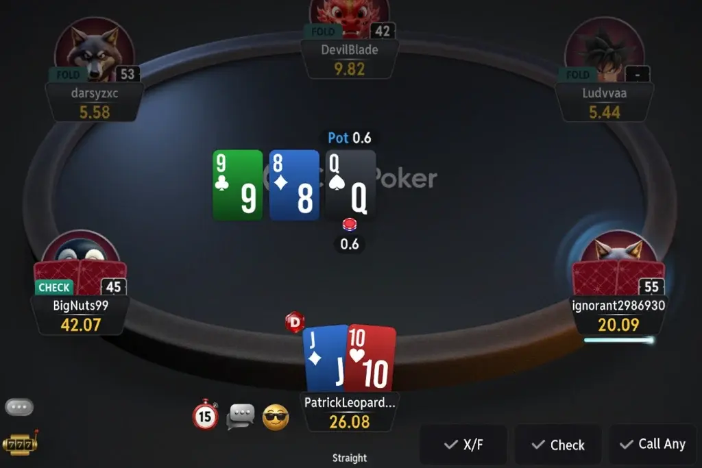 Todos os jogos de Short Deck são garantidamente justos