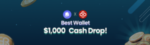 Cash Drop Mensal Best Wallet de US$ 1.000