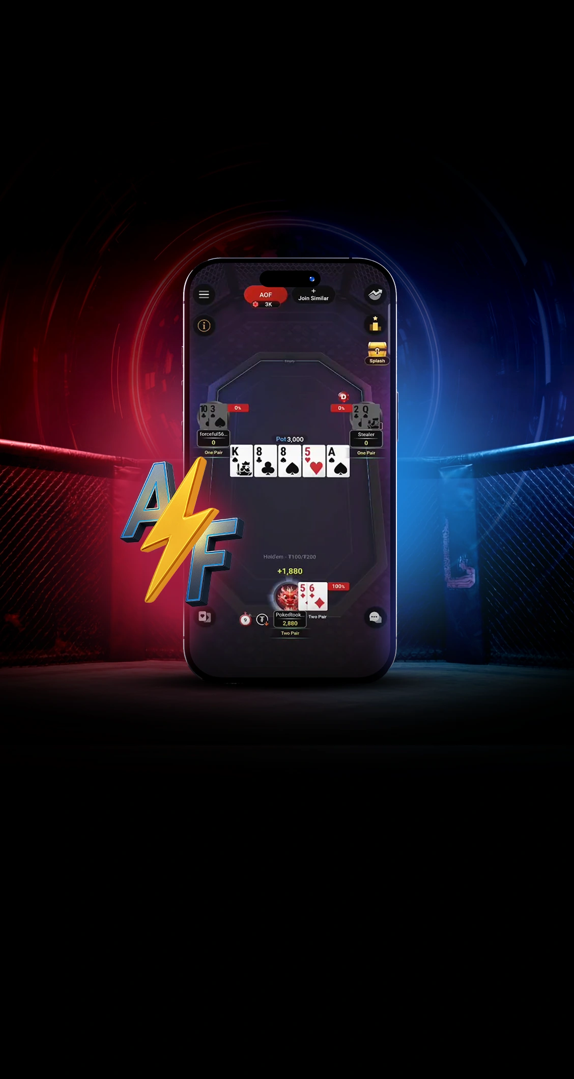 Jogue All-In or Fold Poker Online por dinheiro real no CoinPoker