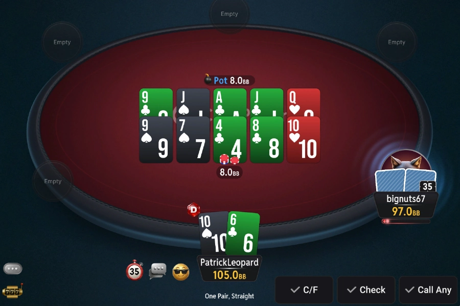 Jogue por um pote enorme 