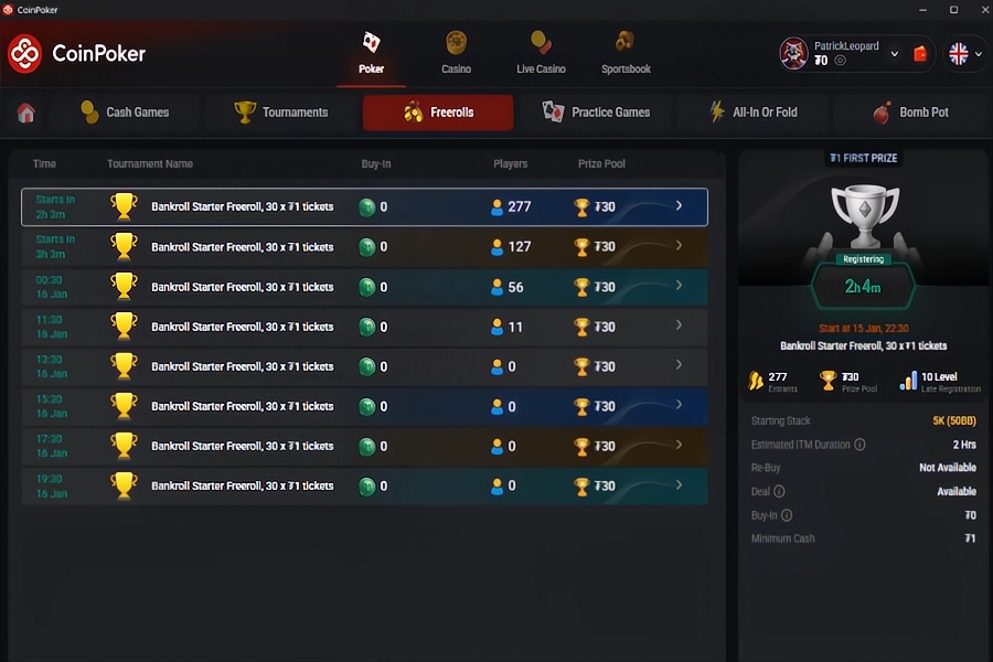 2. Oportunidades regulares de jogar