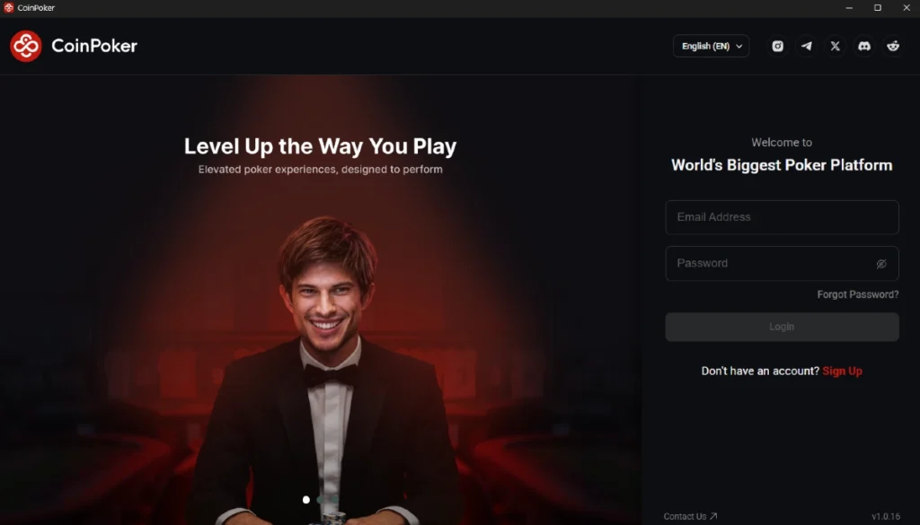 1. Faça login na sua conta