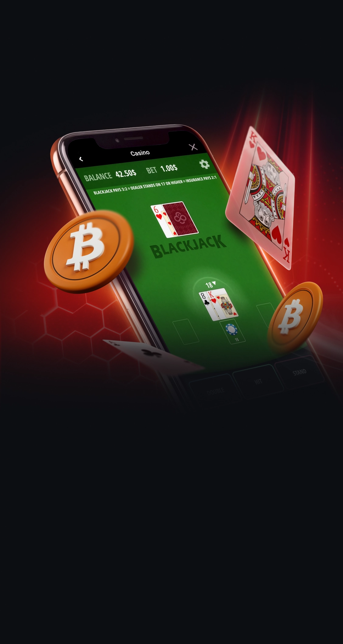 Blackjack com Bitcoin: Jogue Blackjack com criptomoedas online na CoinPoker