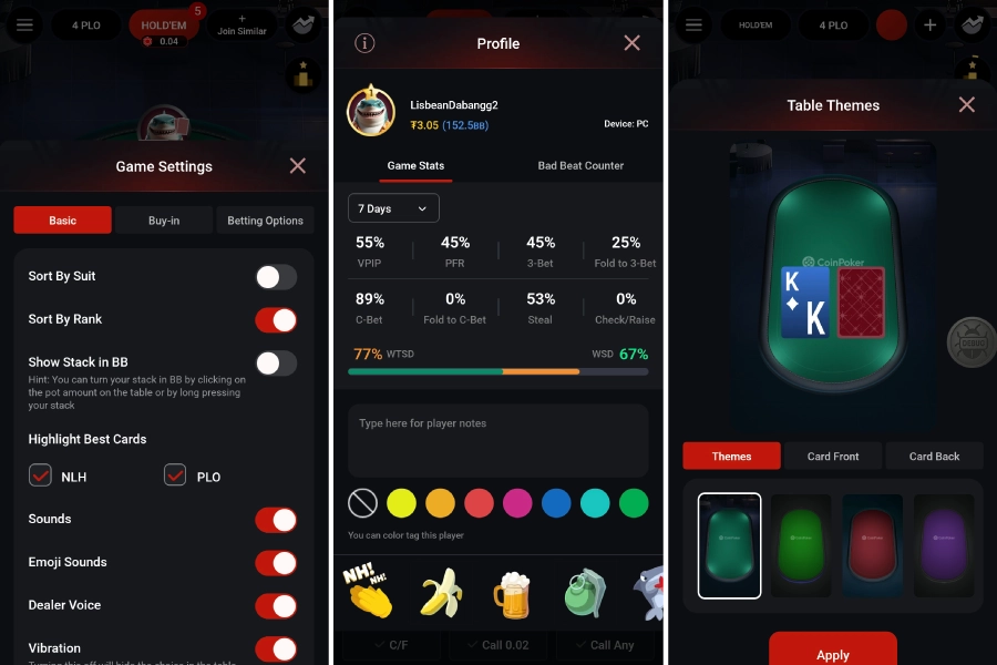 Os melhores recursos do poker ao seu alcance.
