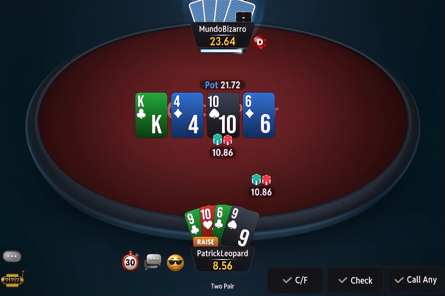 Cash games Pot Limit Omaha